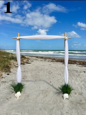 Cocoa Beach Wedding Decor Arches